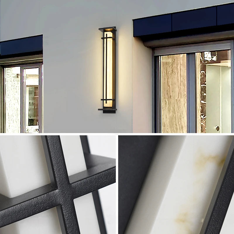 Outdoor Wall Lighting Modern simple villa Waterproof wall lamp Exterior wall Porch Balcony Stainless steel Garden Terrace light