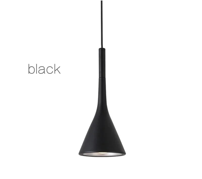 Modern LED pendant light in black and white E27 bedroom table dining room hanging light lampshade home cabinet suitable for