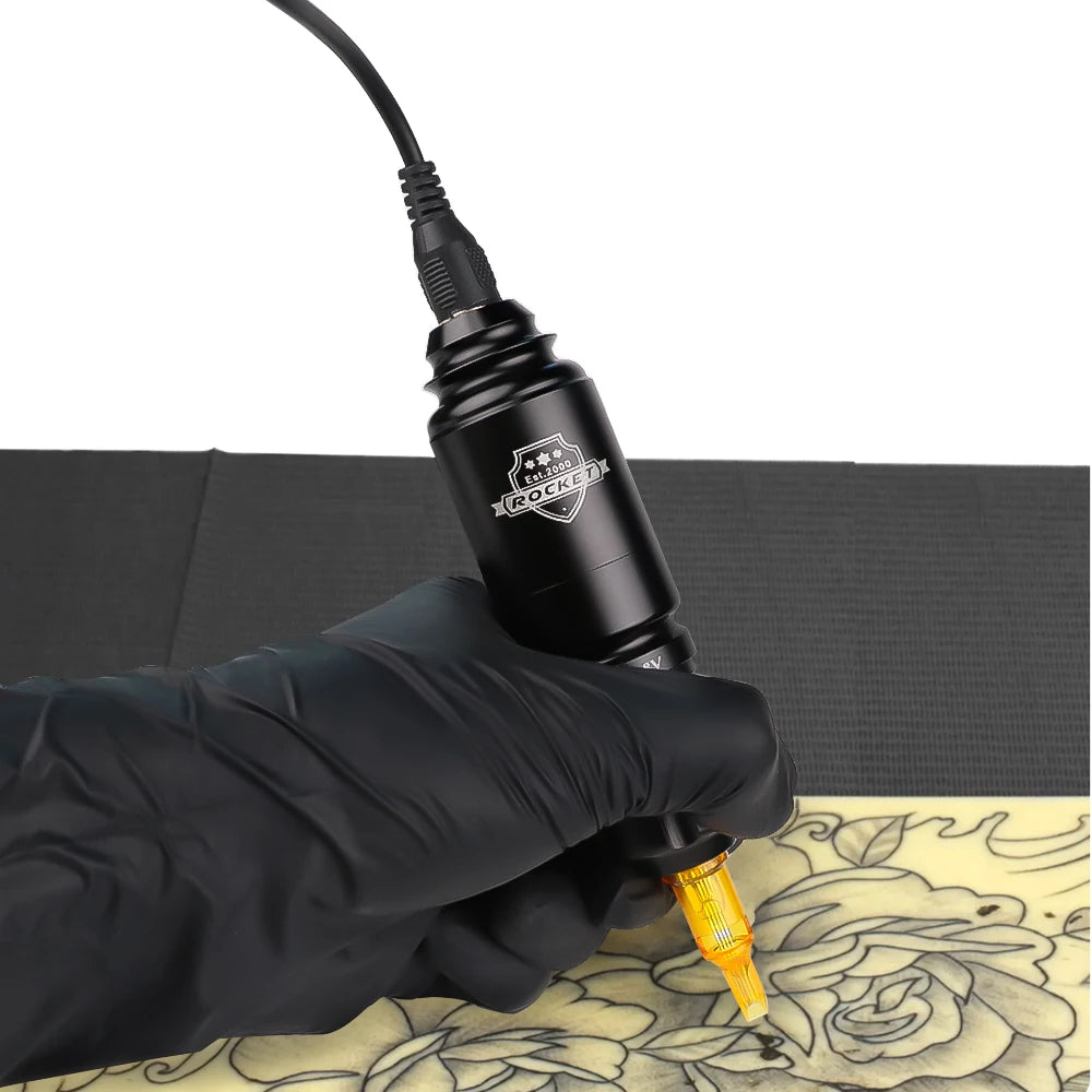 Mini Rocket B2 Tattoo Machine Pen Motor Wireless Tattoo Power RCA Interface Rotating Tattoo Artist Pen Tattoo Pen Kit