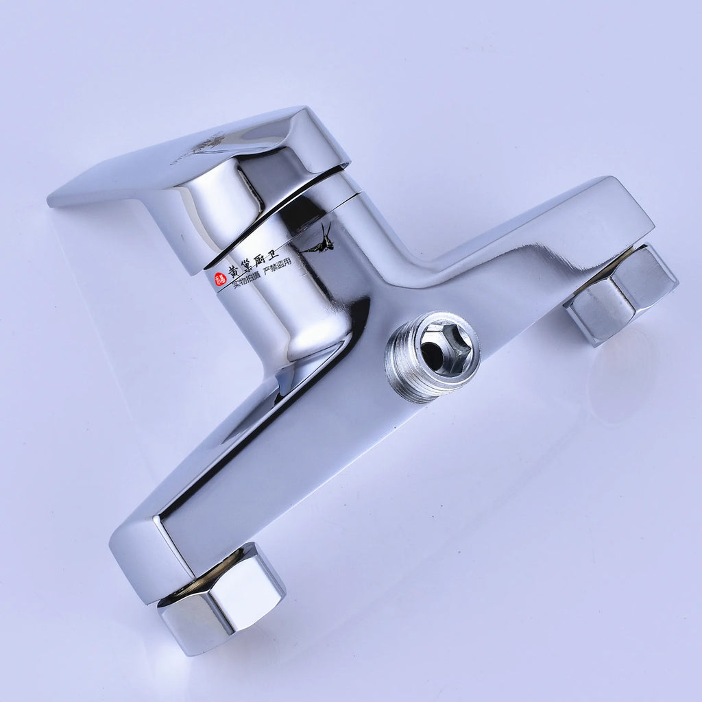 Brass Shower Faucet Mixer Valve Set with Shower Head and Hidden Switch for Bathroom Hot and Cold Water Tap  Bath
