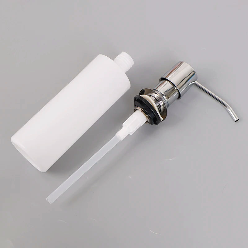 300ml Kitchen Sink Soap Dispenser Pump Head Liquid Bottle Organizer Convenience
