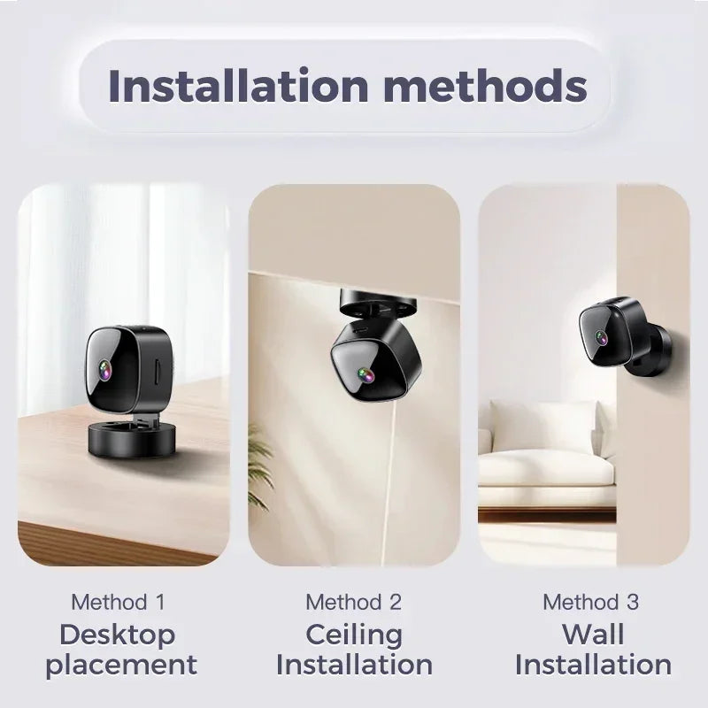 HD 4K Mini Camera Wifi Camera Wireless Security Protection Remote Monitor Camcorders Video Surveillance Home Smart Camera 2026