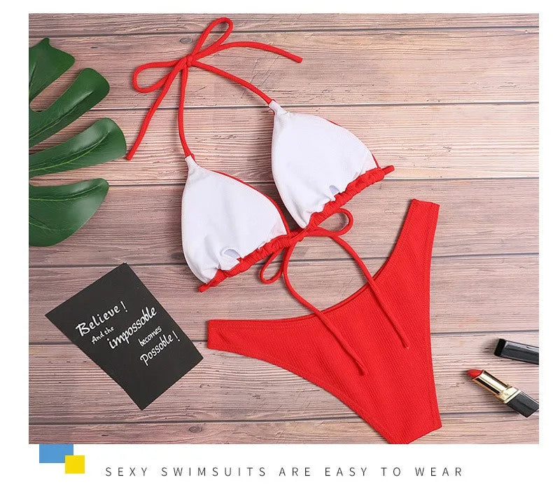 Bikini Women's Swimwear Bikini Sexy Bikini Swimwear Push Up Swimwear Women's Swimming Beach Suit Women's