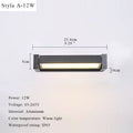 Outdoor Wall Light LED 350Adjustable Angle Waterproof Wall Lamp Aluminium Garden Porch Home Balcony Home Decor Lighting