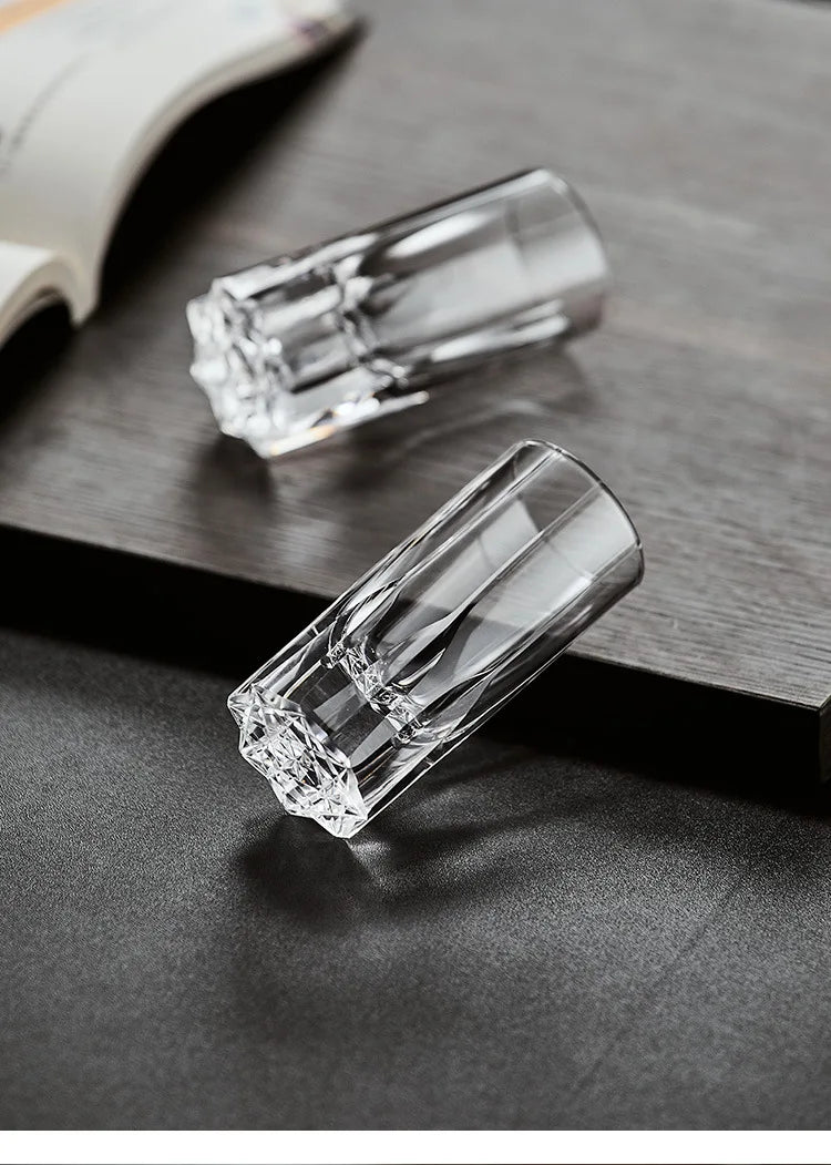 25ML Crystal Shot Glass Whiskey Tequila Glasses Home Bar, Elegant Gift Set For Weddings, Parties & Bourbon Tasting,liquor Cup