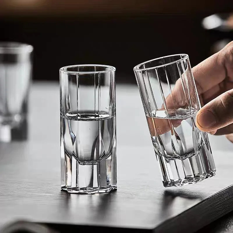 25ML Crystal Shot Glass Whiskey Tequila Glasses Home Bar, Elegant Gift Set For Weddings, Parties & Bourbon Tasting,liquor Cup