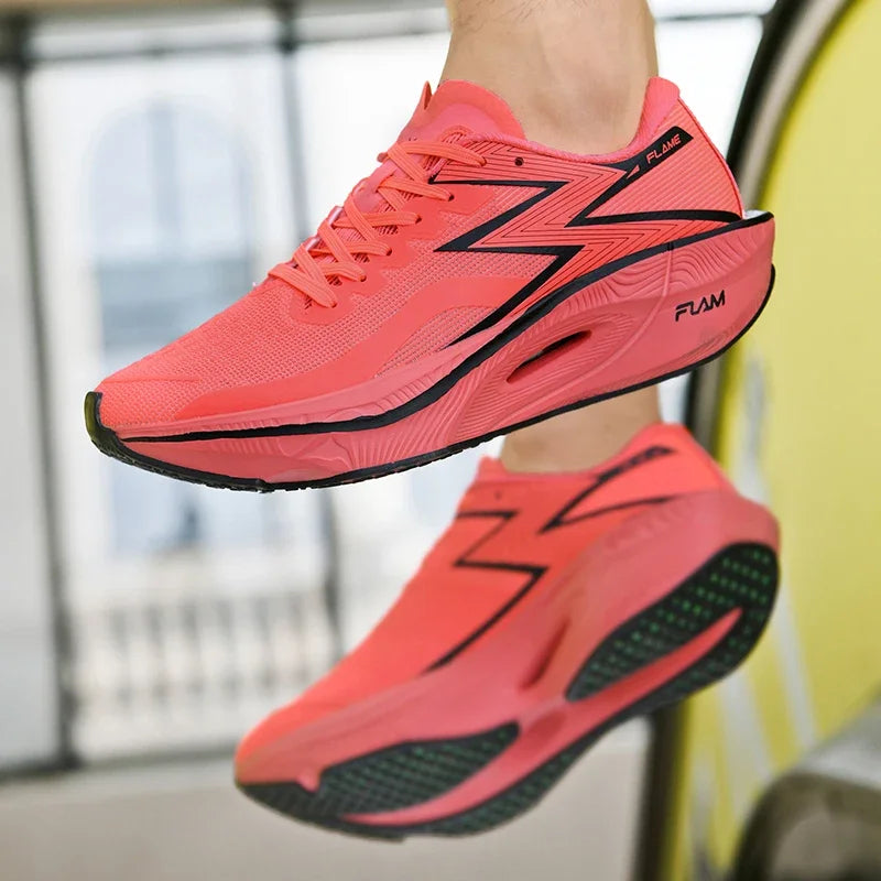 Running Shoes Carbon Board Speciality Marathon Men Sports Breathable Lightweight Women's Comfortable Athletic Nonskid Sneakers