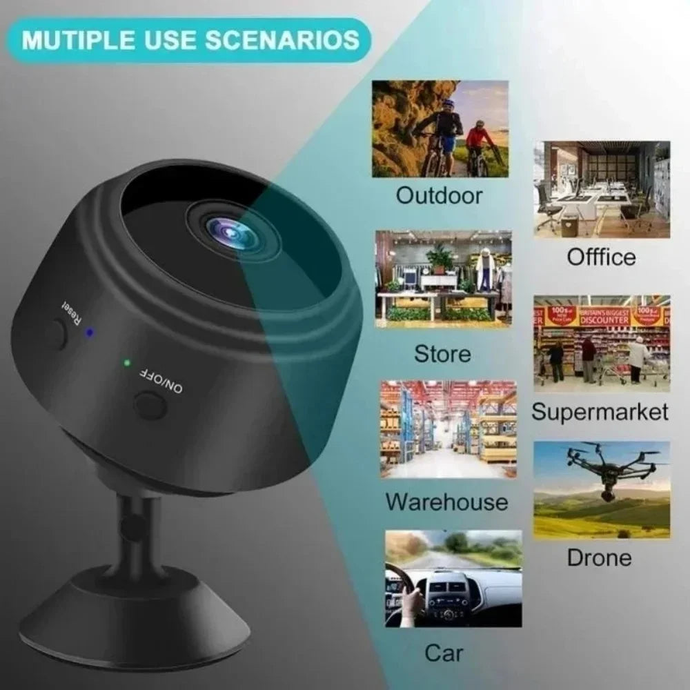 A9 WiFi Security Camera Wireless Surveillance Camcorder Infrared Night Vision Motion Detection Remote Video Monitor Smart Home