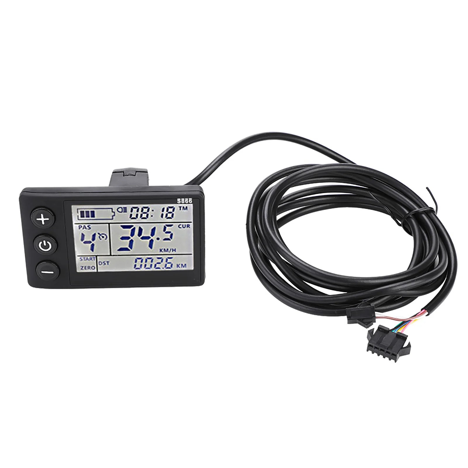 Electric Bike Controller 24V‑48V 13A Brushless Controller with LCD Display Panel E-scooter Meter Control for 22.5mm Handlebar