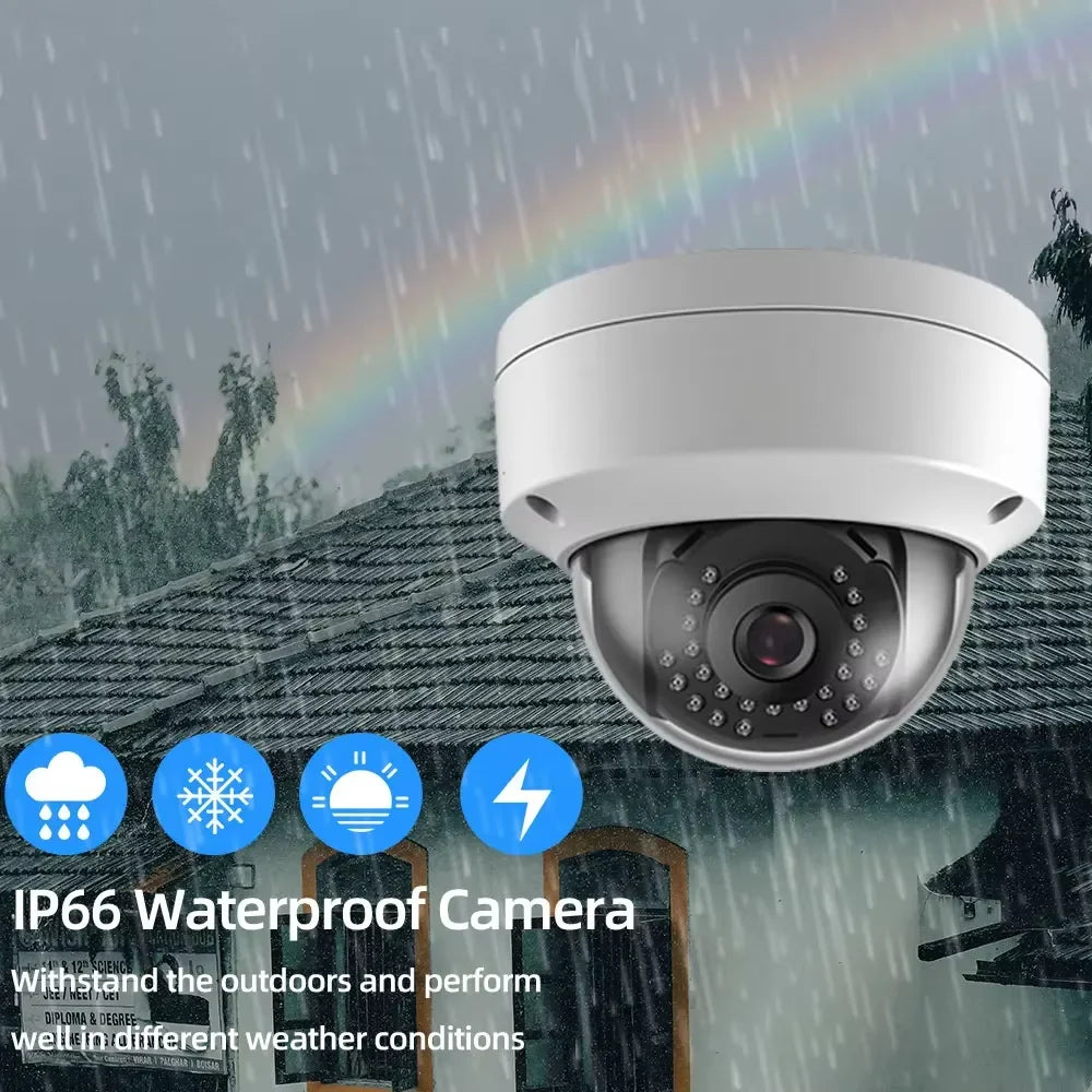 AHD Camera 5MP Digital Surveillance Infrared Night Vision Security Home Outdoor Waterproof Bullet Dome Camera H.265+ 3.6MM CCTV