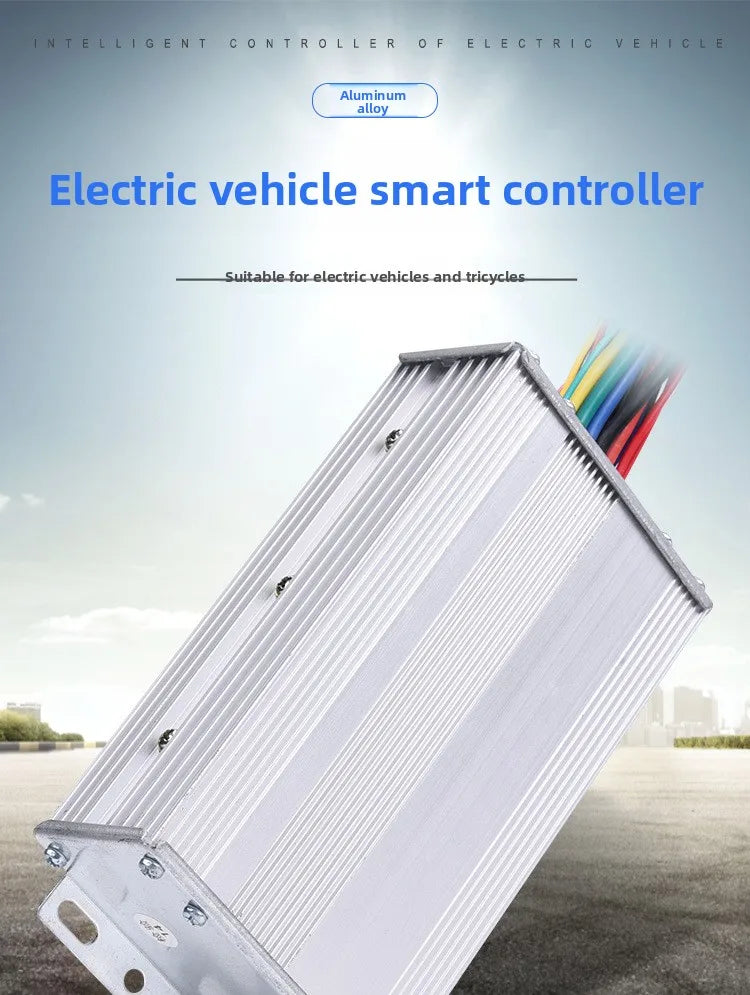 Electric Scooter Controller 36V48V 350W1000W6 Tube 60 Brushless Dual-mode Two Wheeled Tricycle with Stable High-quality Output