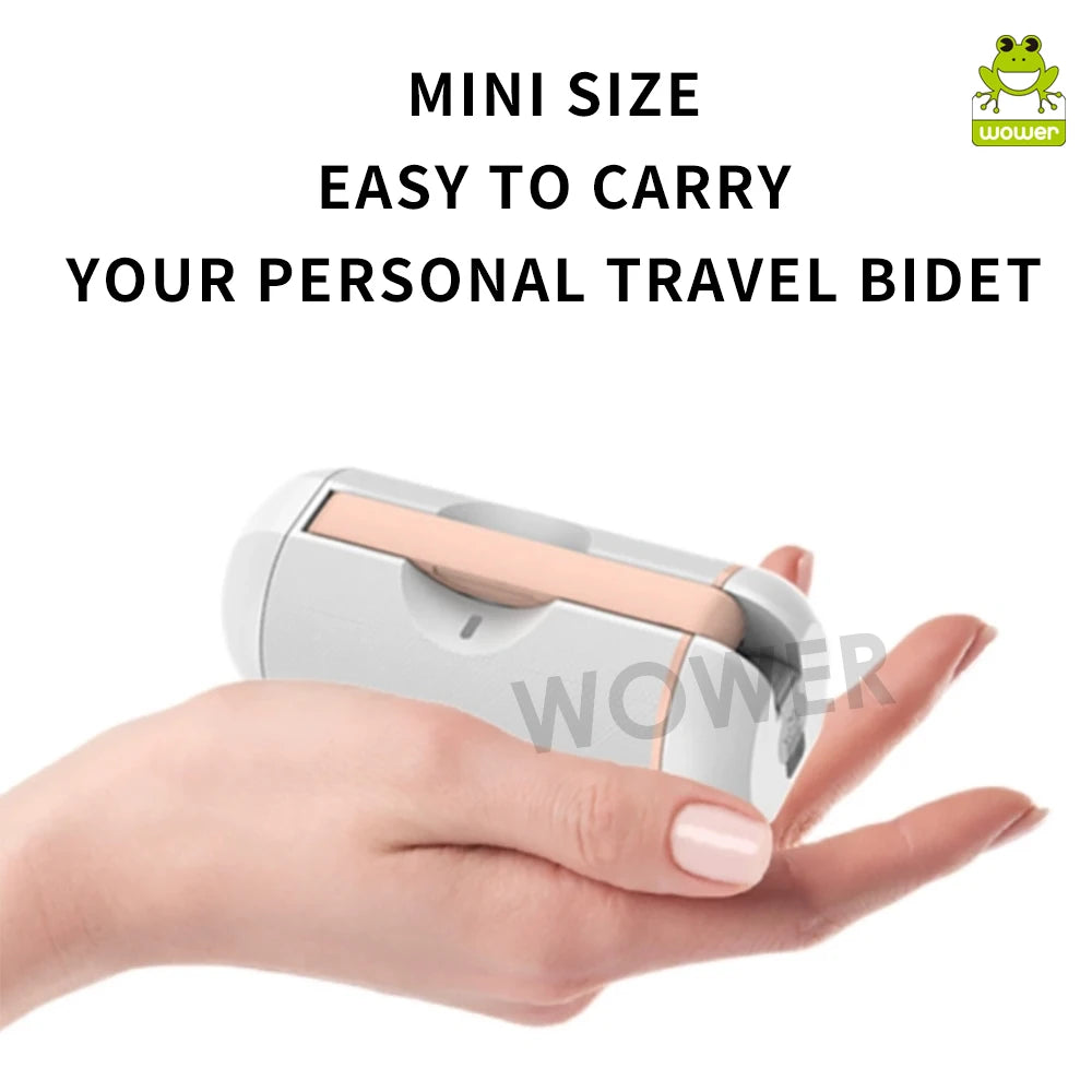 Pocket Bidet Shower Handhel Automatic Toilet Sprayer 200ML Portable Travel Shattaf for Hygiene Cleaning Personal Baby Care