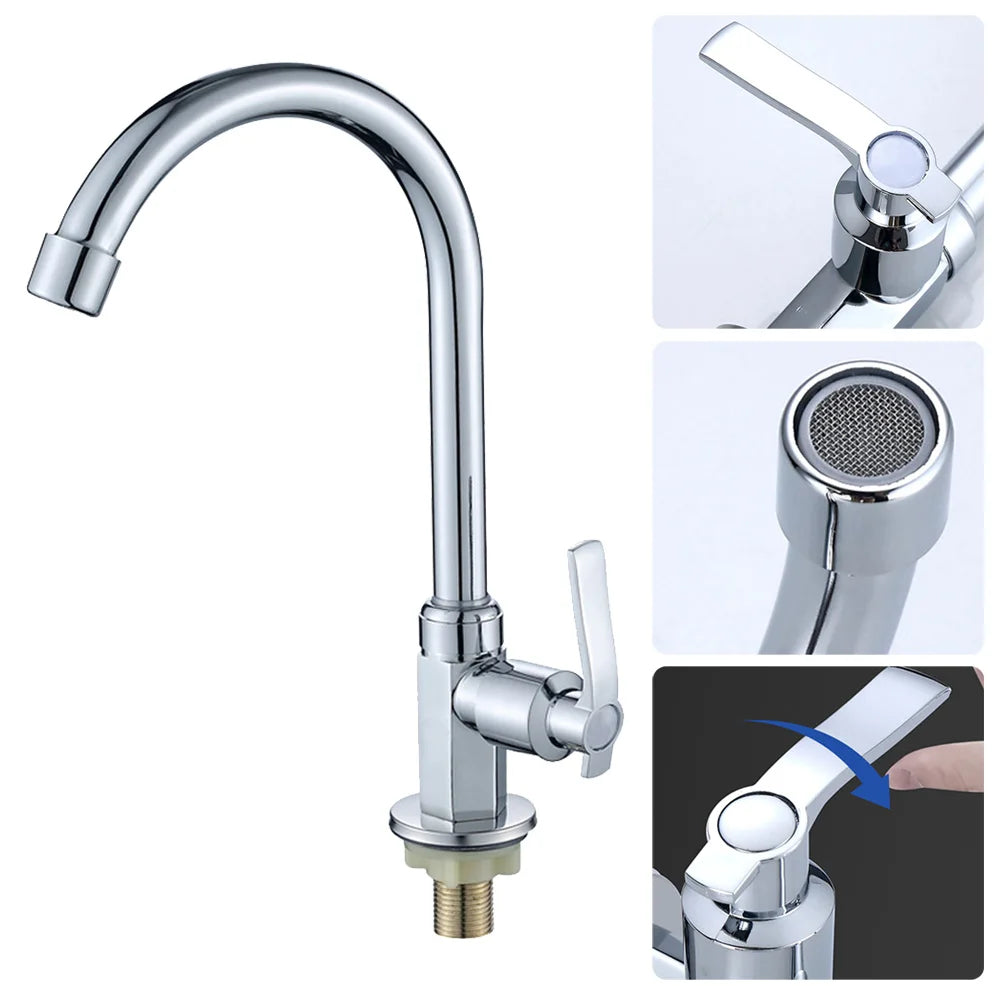 Kitchen Faucet Stainless Steel Tall Kitchen Faucet Mixer Sink Faucet Pull Out Spray Single Handle Swivel Spout Mixer Tap