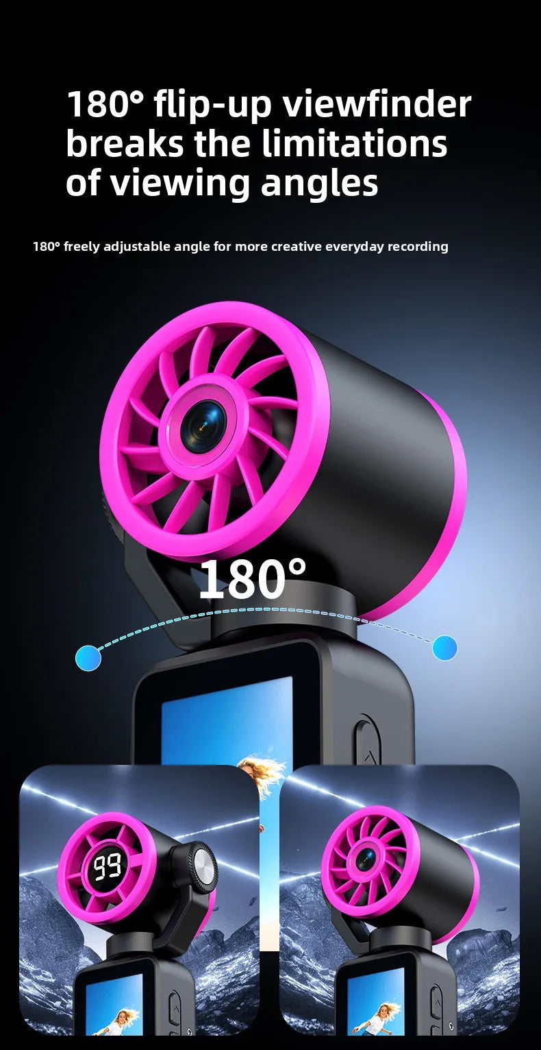 HD Handheld Sports Camera Mini Portable Video Recorder Anti Shake Action Camera for Vlog Audio Recording Students
