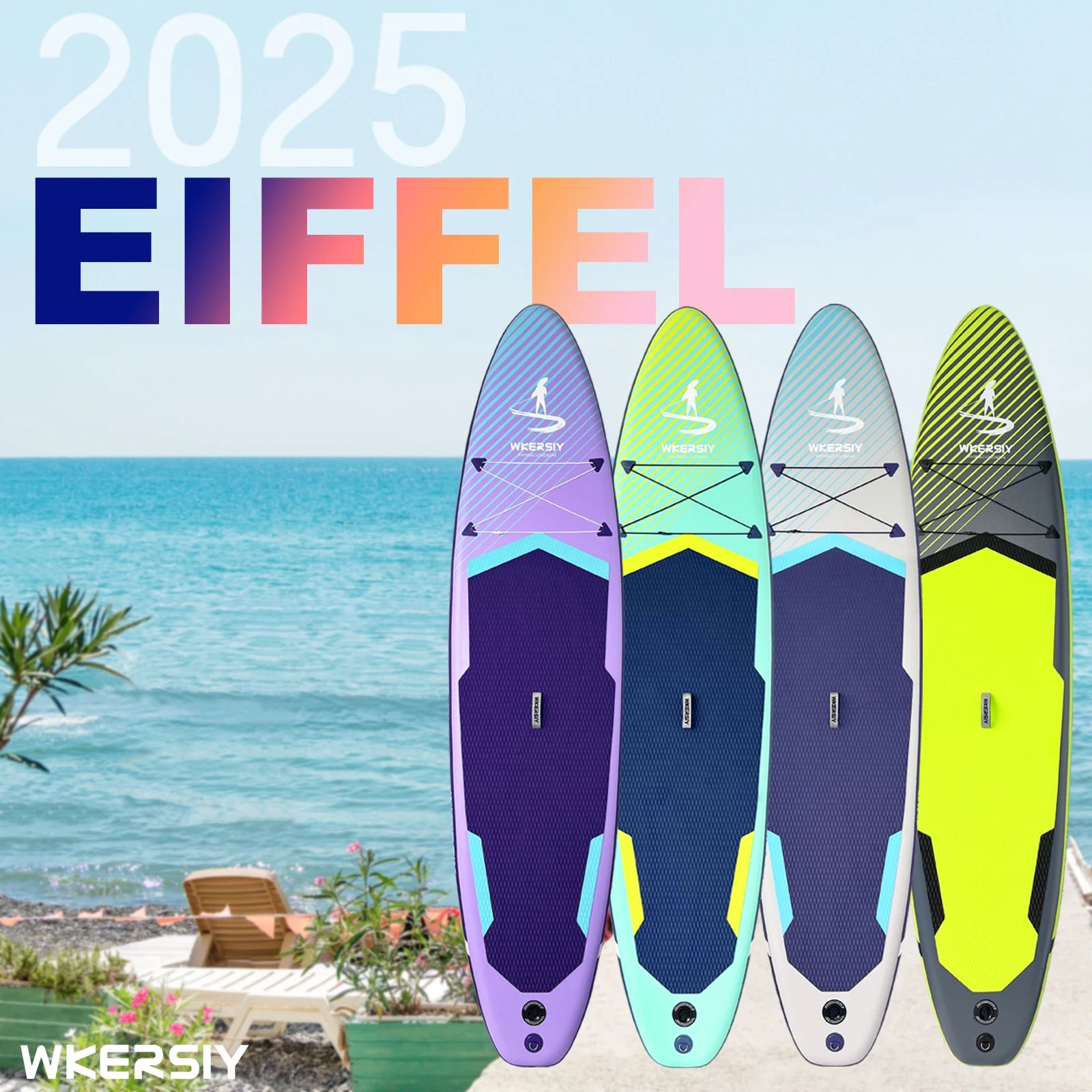 11'/335cm Inflatable Paddle Board Stand Up Paddleboard SUP for 2 Persons 32' Width 4 Colors with ISUP Accessories