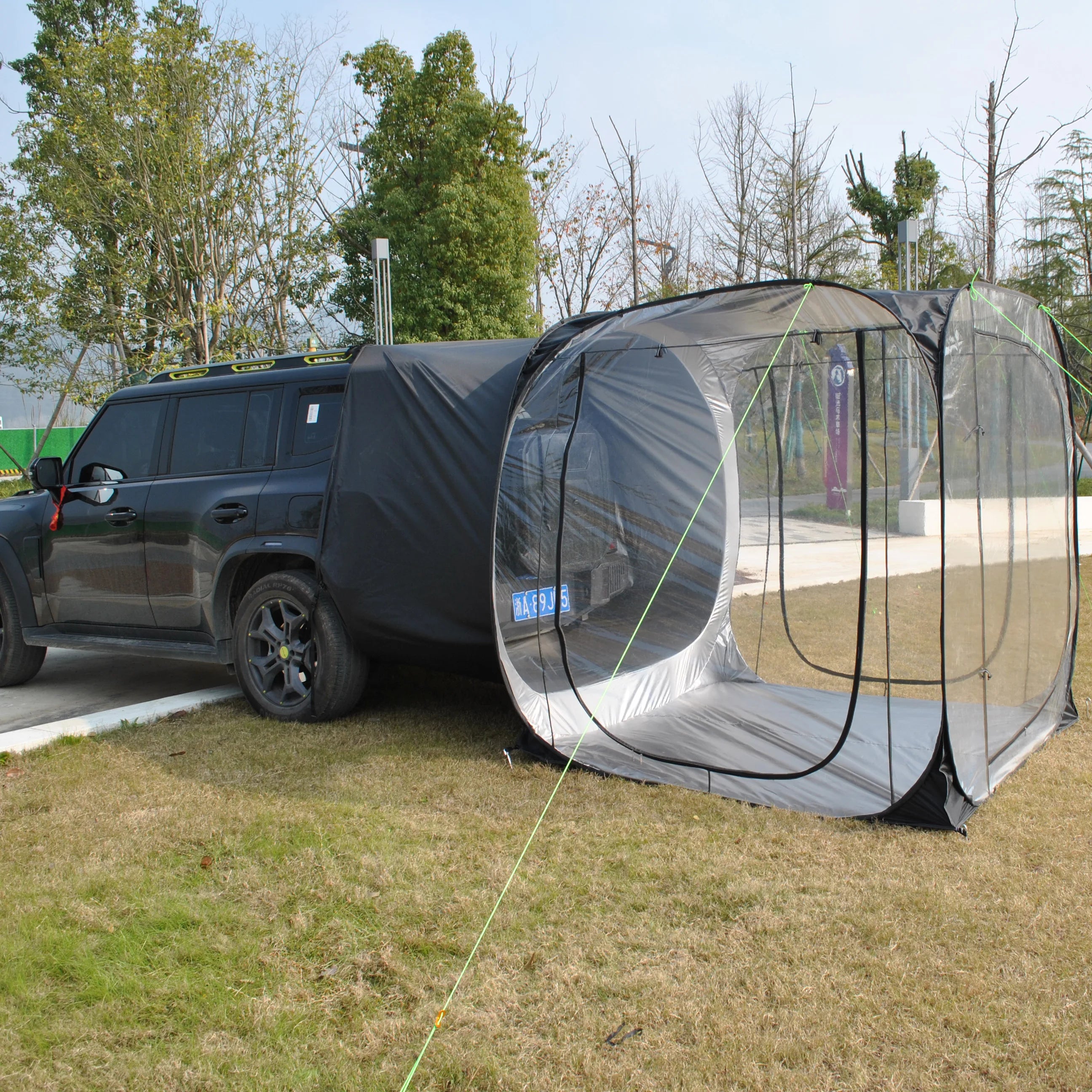 Car Tent trailer Tent, Car Tailgate Tent,Pop Up Car Rear Tent, SUV Tents Car Tents for Campers Multipurpose Truck Tent