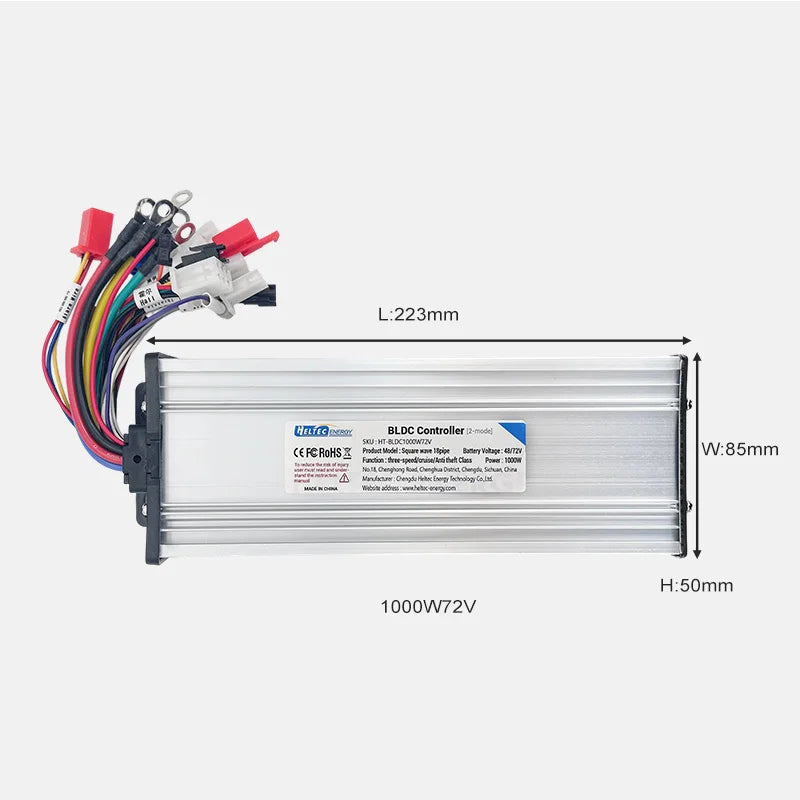 Electric Bicycle Accessories 36 48 60V Electric Bike 350-1000W Brushless DC Motor Controller For Electric Bicycle E-bike Scooter