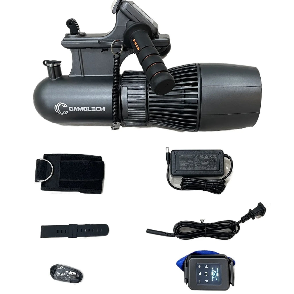 Camolech Electric Underwater Scooter 500W 40M Free Diving Snorkeling Sea Scooter Brushless Motor 60mins