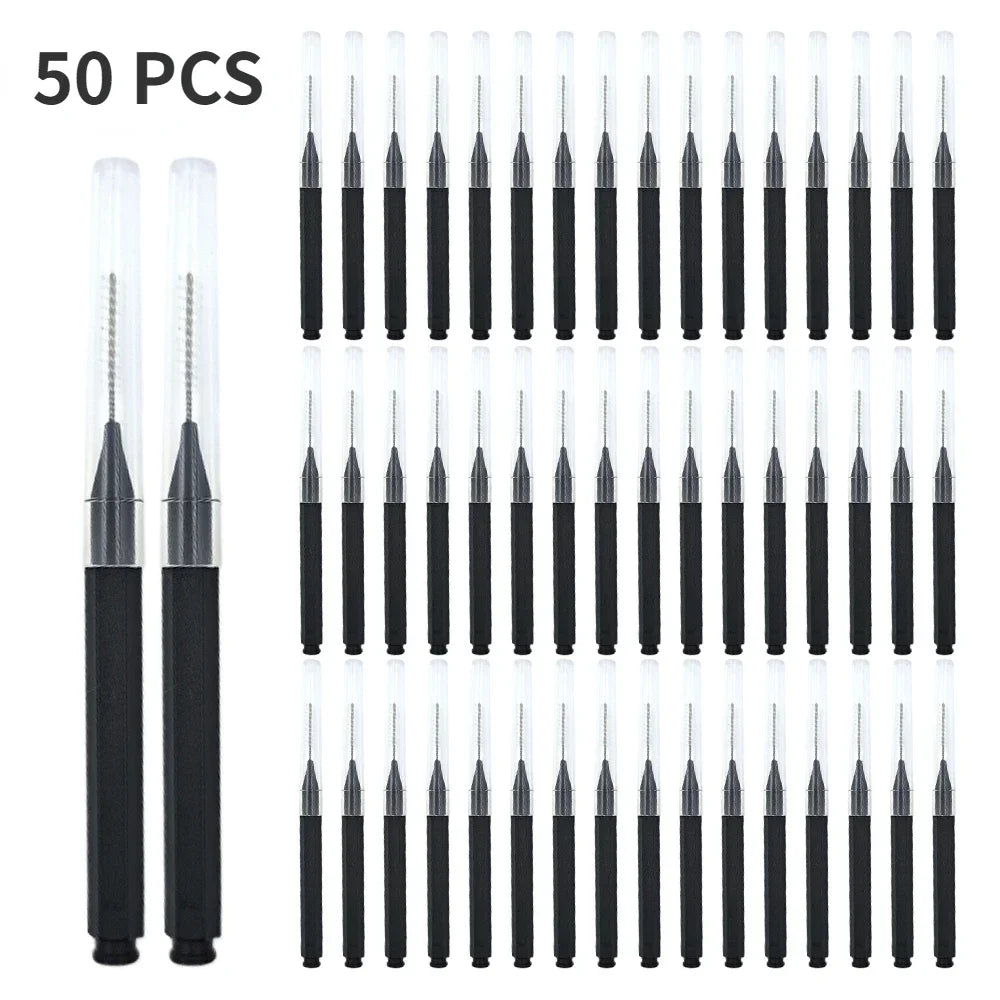10/50PS Portable Mini Eyebrow Brushes Disposable Eyelash Brow Lifting Brush Applicators Lash Extension Comb Beauty Makeup Tools