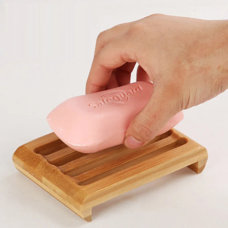 Creative soap box bamboo soap rack new vintage hand soap holder wooden soap holder