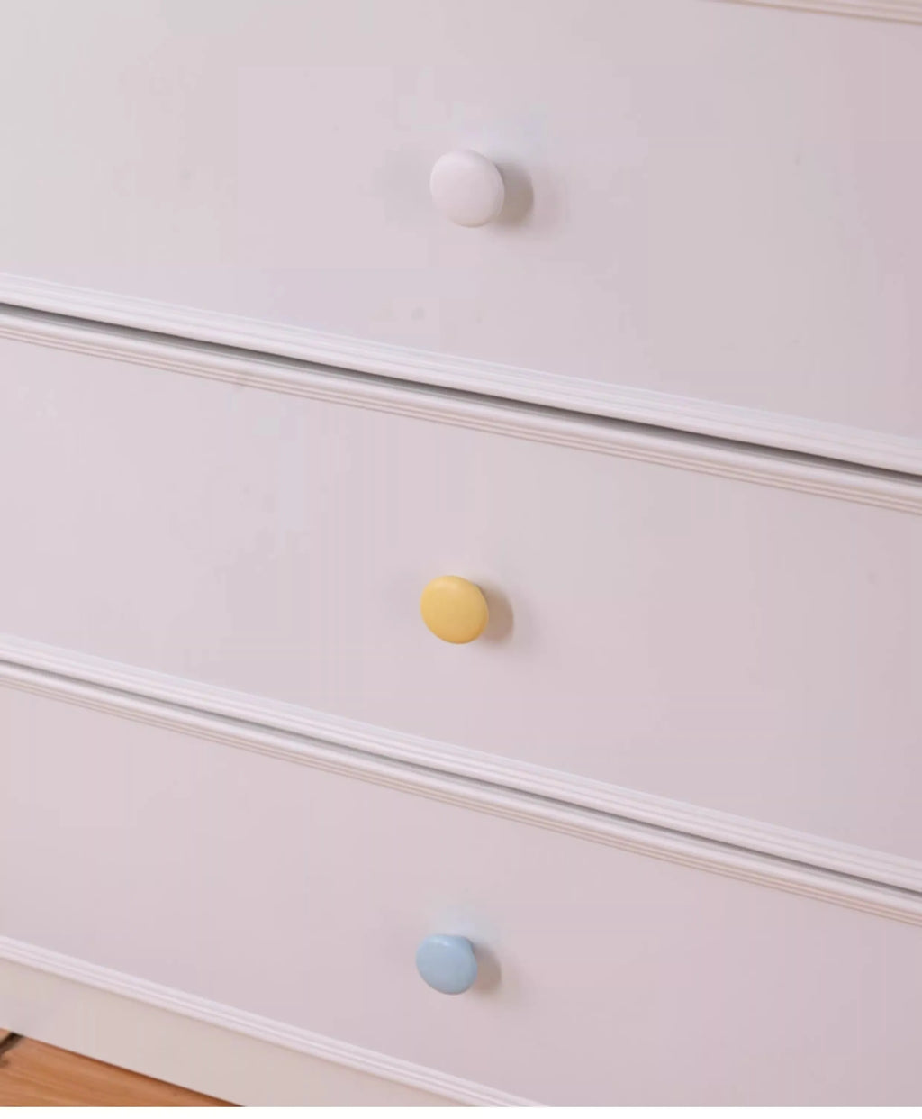 Colorful Ceramic Cabinet Handles for Children's Room Cute Drawer Round Knobs Heart Shaped Wardrobe Pulls Furniture Hardware1 pc