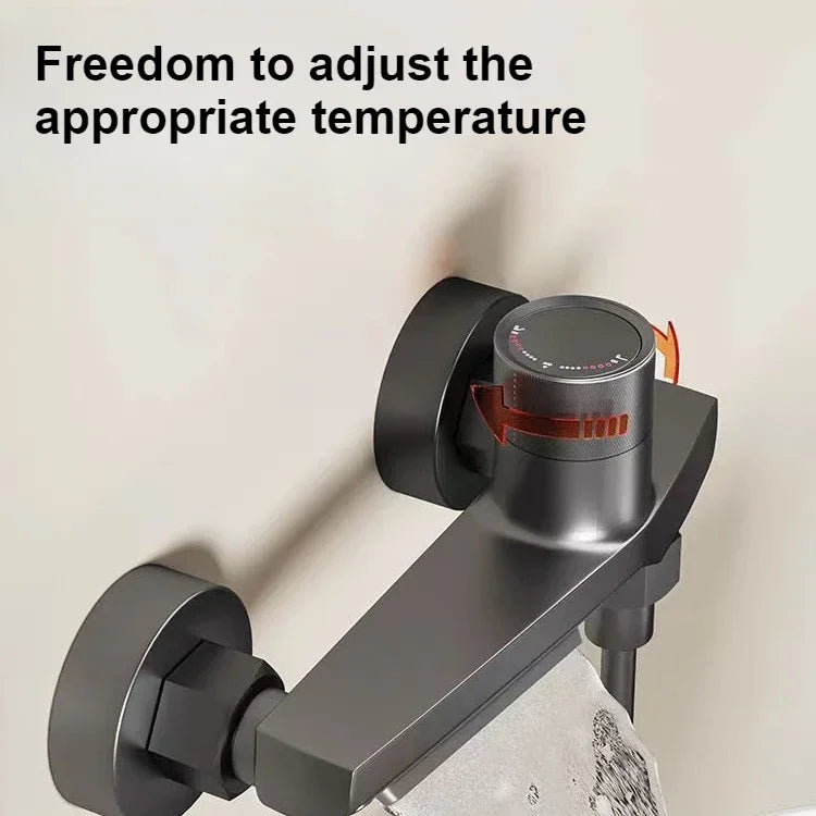 Bathtub Faucet Multi-functional Bathroom Hot and Cold Tap Water Heater Mixing Valve Shower Faucet Bathroom Accessories
