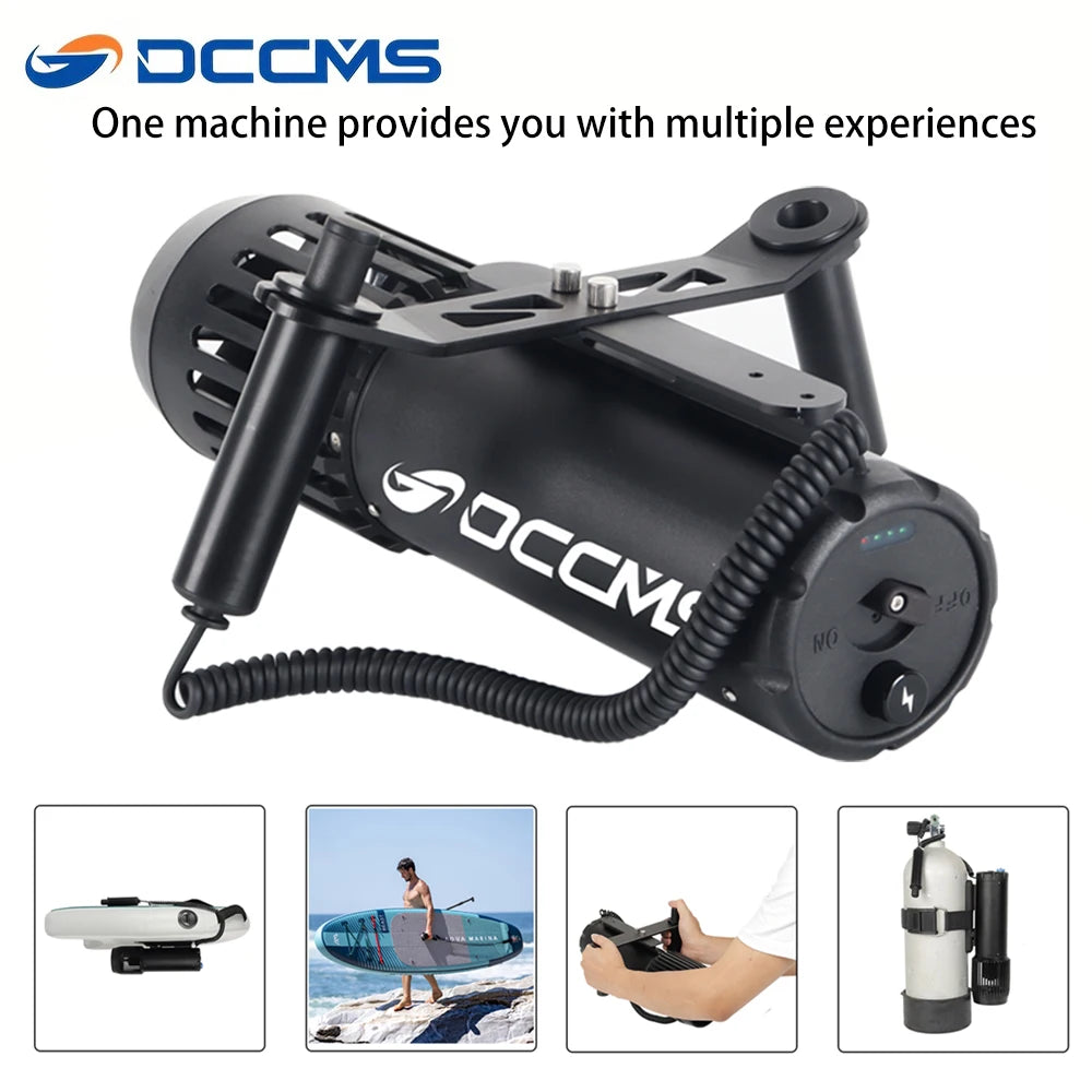 DCCMS Electric Underwater Scooter Dive Equipment Sea Scooter SUP Motor Paddleboard Motor for Diving And Water Sports