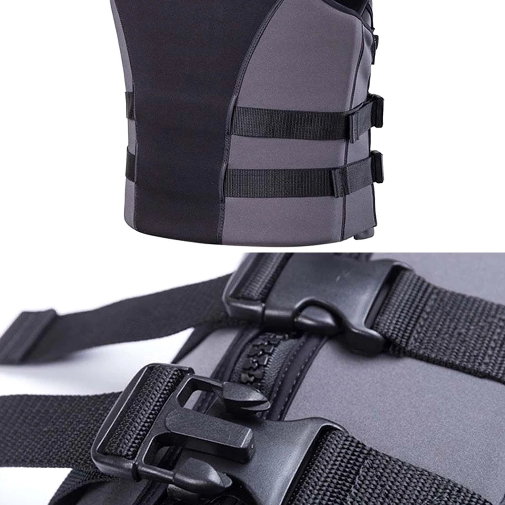 Adults Safety Premium Neoprene Surfing Diving Swimming Survival Vest Boating