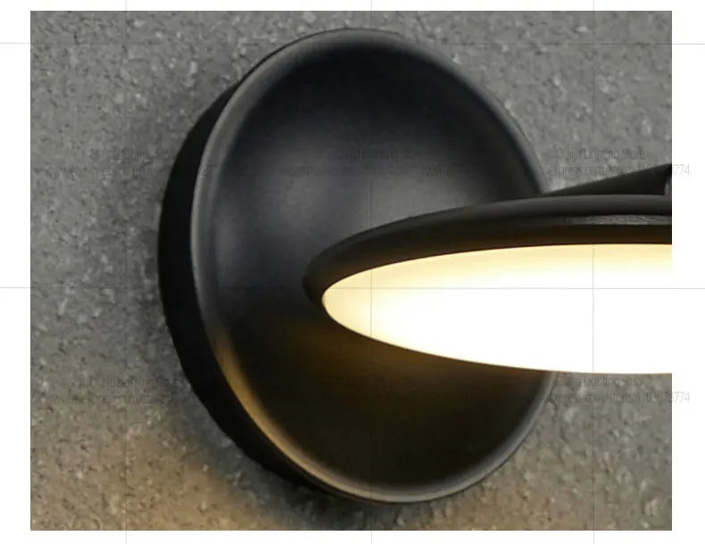 Modern Designer LED Waterproof Wall Light Minimalist Outdoor Balcony Porch Light IP65 Park Wall light Bedroom Bedside Light