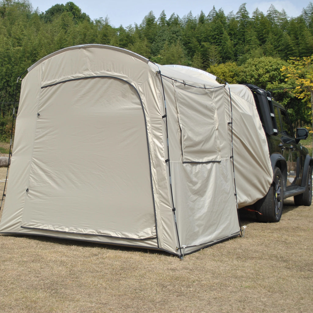 Car Rear Rest Tent Long-distance Driver's Tent 2/3 Person Car Tent, SUV Tailgate Tent, Car Hatchback Tent with Screen Window