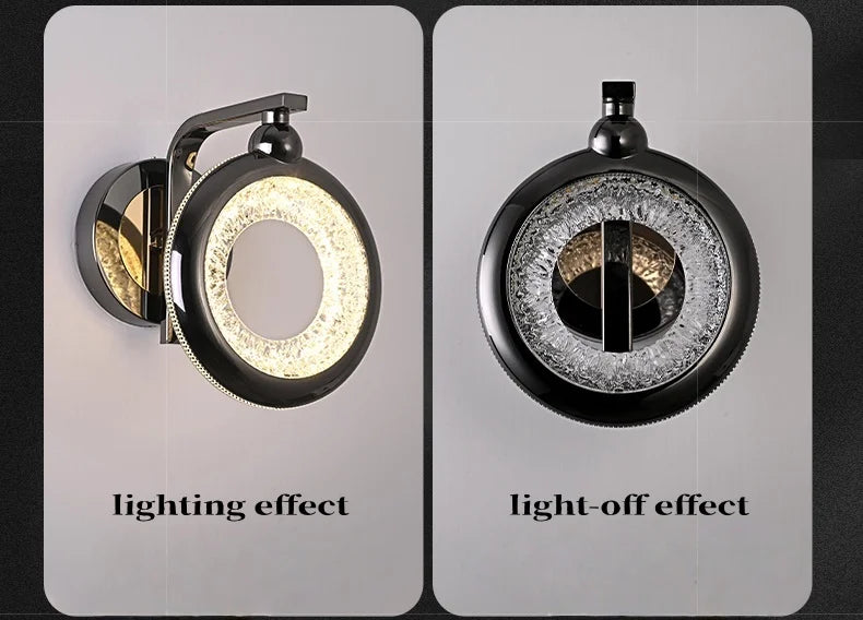 Light Luxury Led Wall Lamp Home Decoration Bedroom Bedside Lamp Living Room Hotel Dining Room Background Staircase Wall Lamp