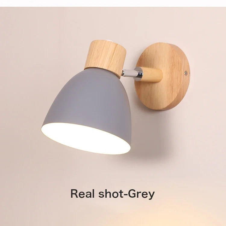 Modern Minimalism Design Iron Art Circular Adjustable Home Hotel Bedroom Wall Light LED Reading Light Balcony Living Room