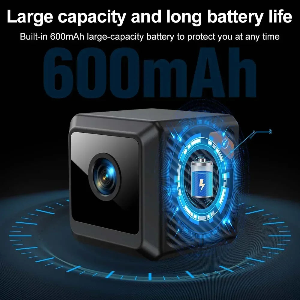 W02 1080P Mini Security Protection Home Night Vision Surveillance Outdoor Camping WIFI Subminiature Smart Home Camera Cctv Video
