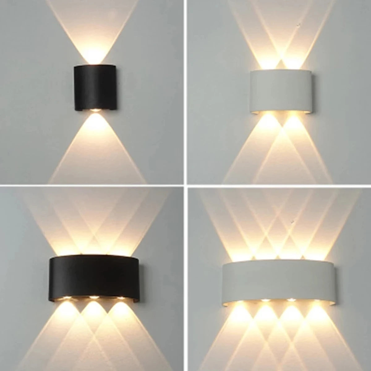 Led Wall Lamps Outdoor Indoor Waterproof IP65 wall lights for home AC110-220V 2/4/6/8/10/12W Garden Lights Outdoor Light decor