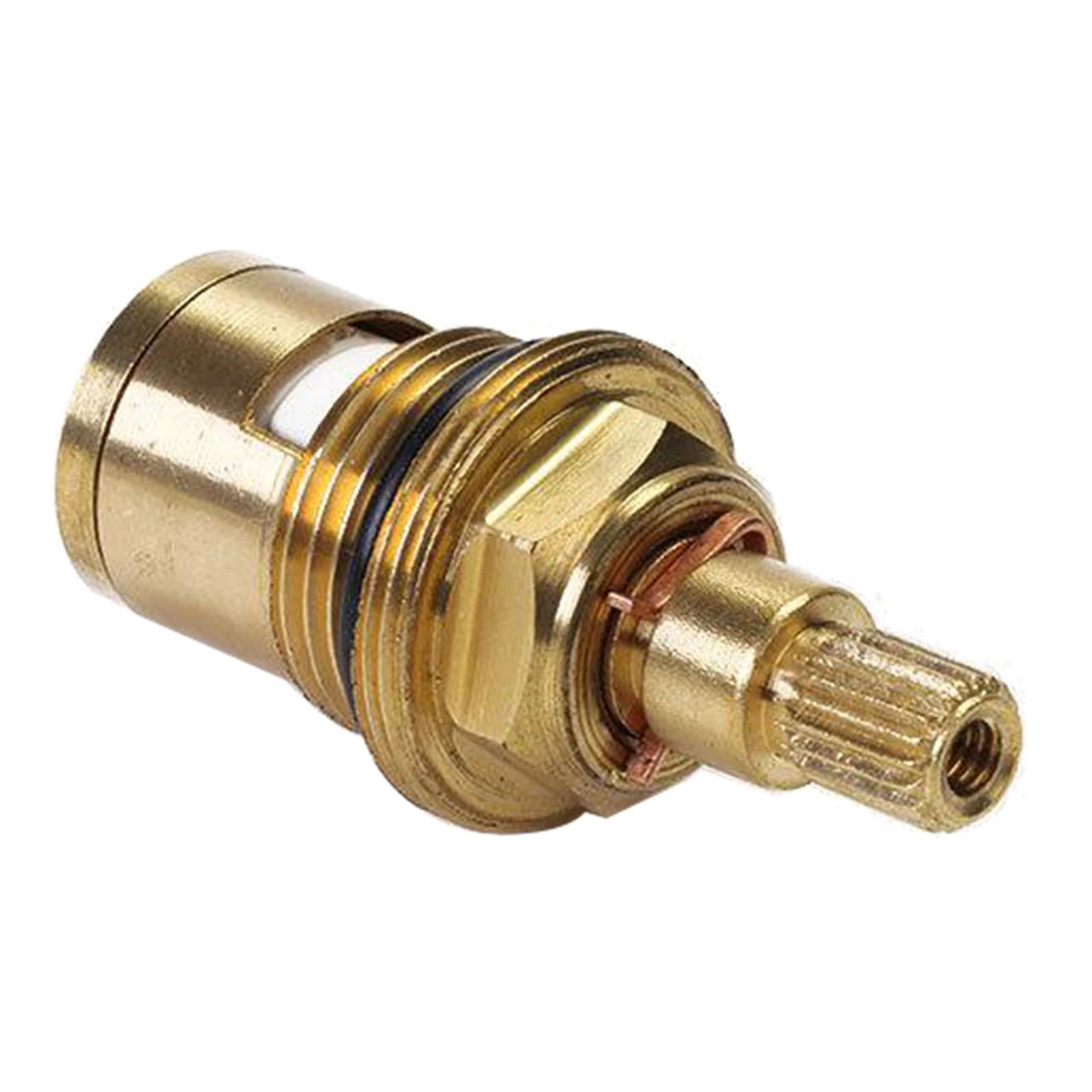 1/2pc Universal Replacement Tap Valves Brass Ceramic Disc Cartridge Inner Faucet Valve for Bathroom, Clockwise or Anti-clockwise