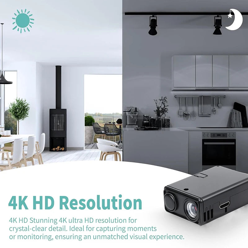 4K Security Camera WiFi Wireless Monitor Remote Motion Detecting Camcorders Security Protection Indoor Surveillance 2026 NEW