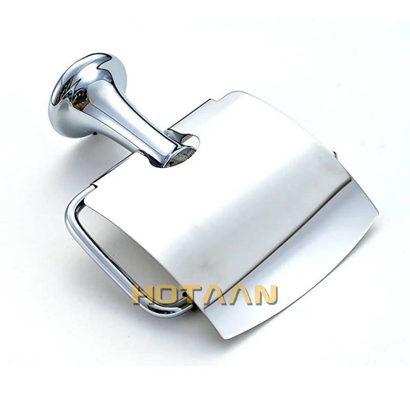 Bathroom Chrome Paper Holder With Crystal Wall Paper Roll Rack Hangs Paper Towel Holder Archaize Waterproof Toilet Paper  Holder
