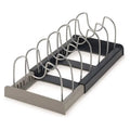 Kitchen Cabinet Organizers 7-grid Telescopic Pot Rack for Pots and Pans Expandable Cookware Rack for Kitchen Organization Tools