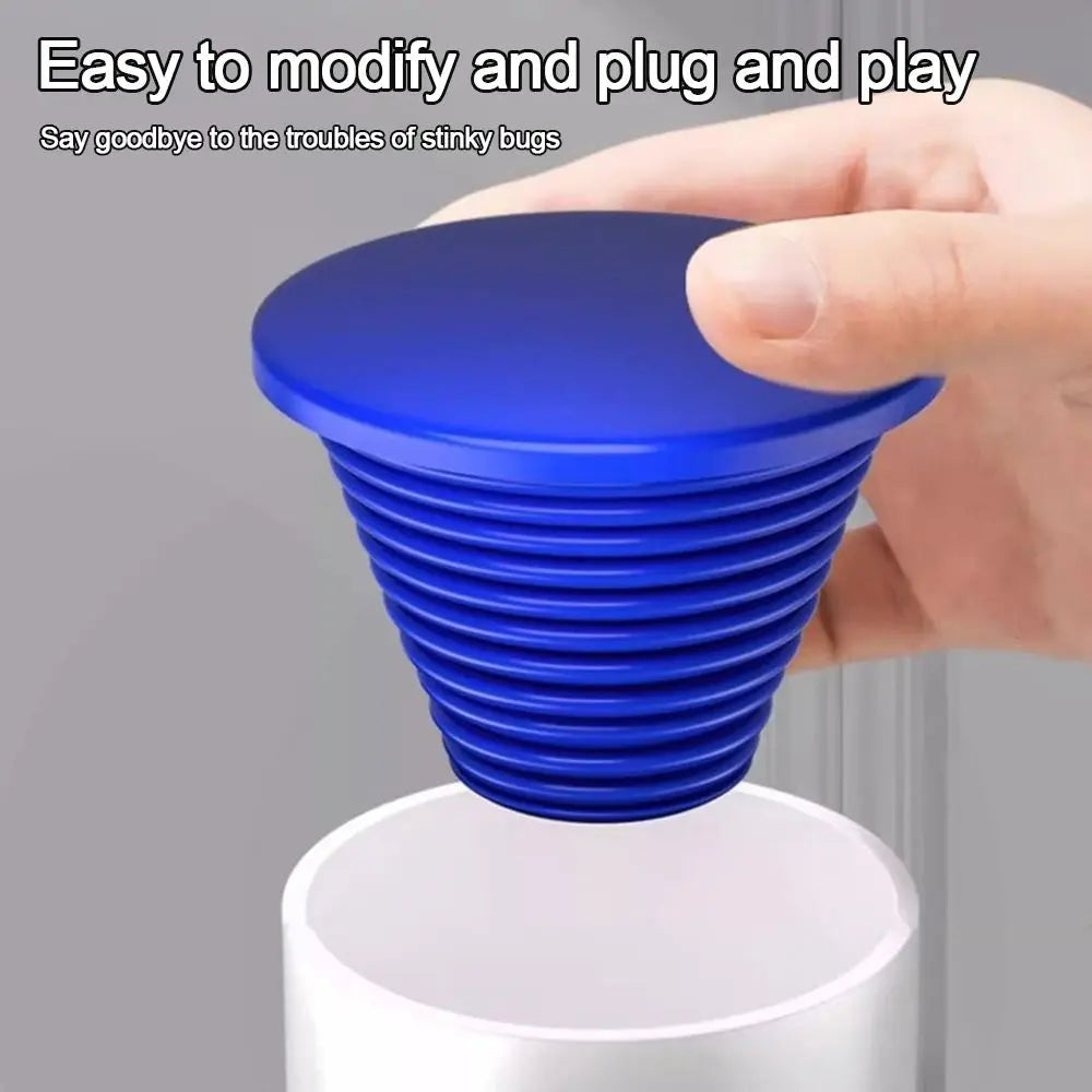 Durable Silicone Sewer Pipe Sealing Ring Water Pipe Plug Useful Anti Odor Floor Drain Kitchen Sink Replacement Stopper Bathtub