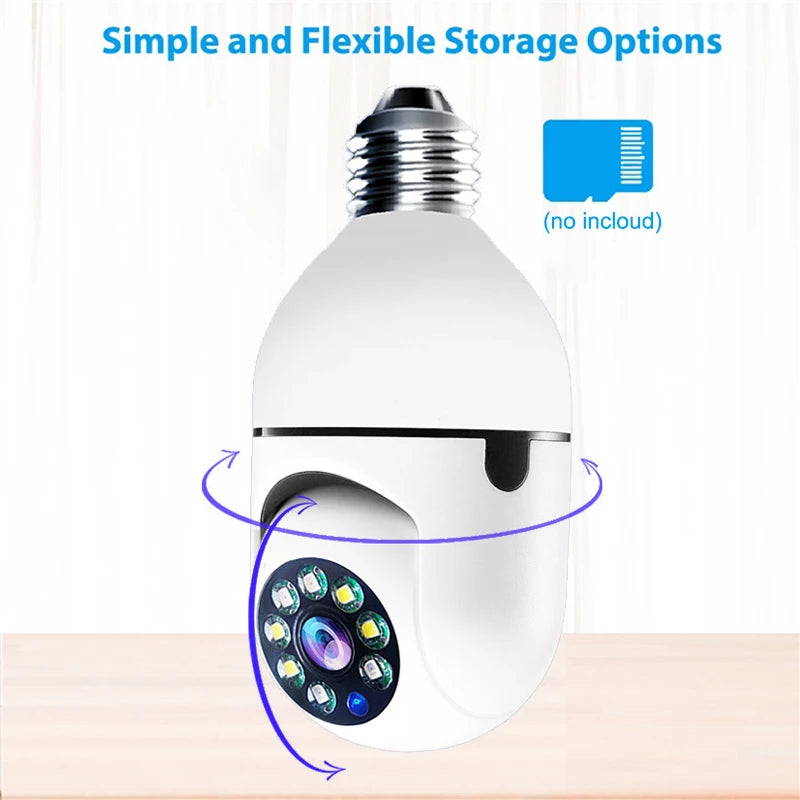 Security Camera 4K FullHD WiFi Surveillance With Motion Detection Infrared Night Vision Security Cam