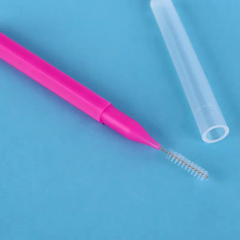 10/50PS Portable Mini Eyebrow Brushes Disposable Eyelash Brow Lifting Brush Applicators Lash Extension Comb Beauty Makeup Tools