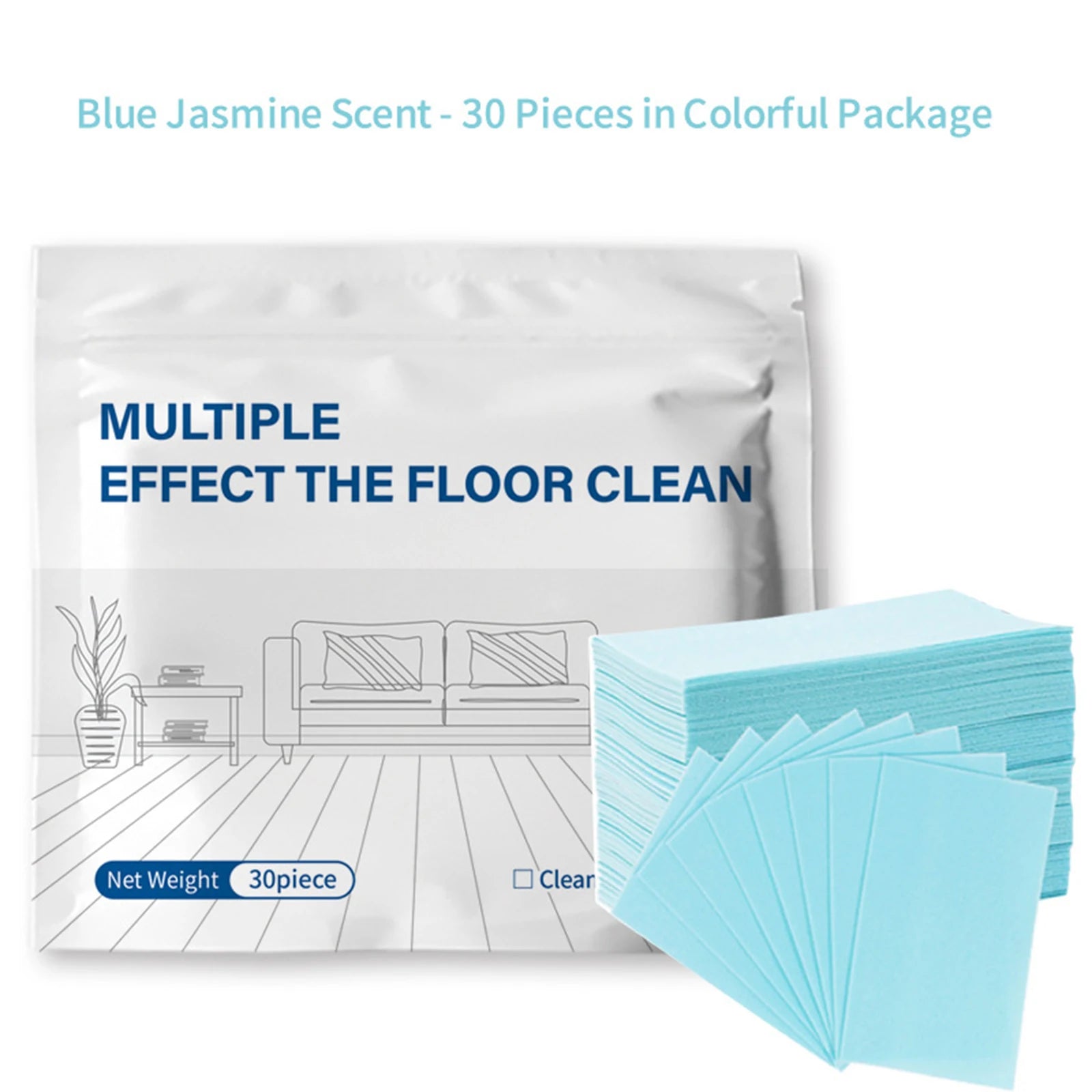 Floor Cleaner Refills Multi-Surface Deep Cleaning Sheets for Mop Deodorant Brightening Disposable Dry Wet Reusable Home Supplies