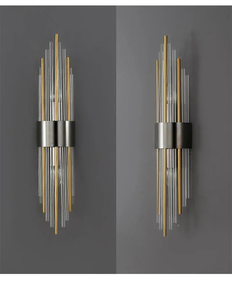 Luxury Wall Lamp Modern LED Gold Wall Light Indoor Lighting Wall Sconce Home Decor for Living Room Bedroom Bedside Stairs Lamps