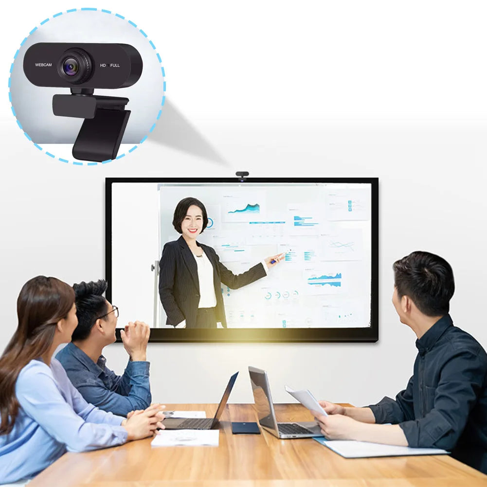 HD 1080P/2K Web Camera USB Camera Built In Microphone USB Network Camera Web Camera Autofocus Business Webcam for PC Laptop