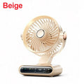 Air Circulation Fan Desktop Portable Rechargeable Fan AI Smart 100 Speed Stepless Quiet Brushless Motor Type-C Baby Sleep Wind