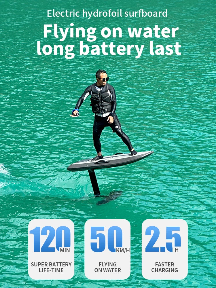 Electric Hydrofoil Surfboard Long Range Kite Surfing Power Surfboard Water Sports