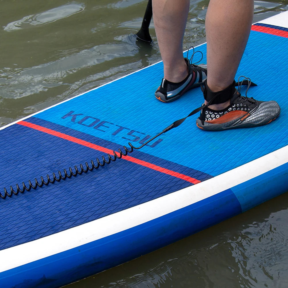 Sup Board Foot Leg Rope Practical Surfing Stand UP Paddle Board Ankle Leash Elastic Surfboard Safety Foot Rope TPU Accessories