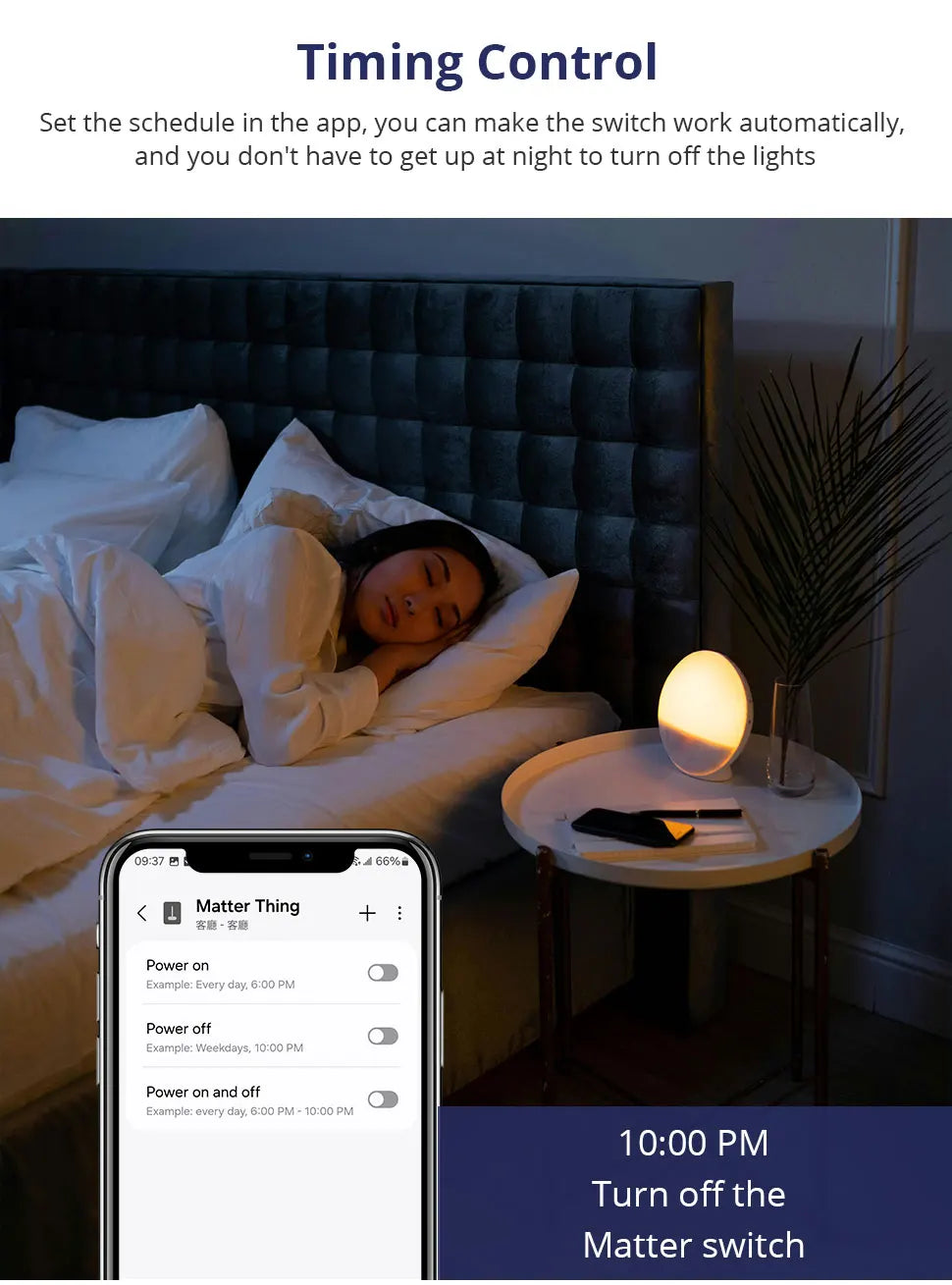 Matter Over WiFi US Smart Wall Light Switch 1 2 3 4 6 Gangs with Black Button Neutral Required Homekit SmartThings App Control