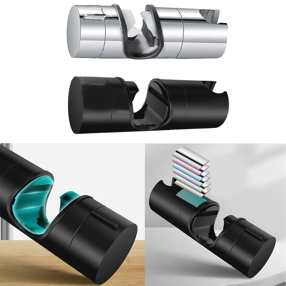 1pcs Adjustable Hand Shower Bracket Shower Head Bracket Base For 18-25MM Bathroom Replacement Handheld Shower Head Holder