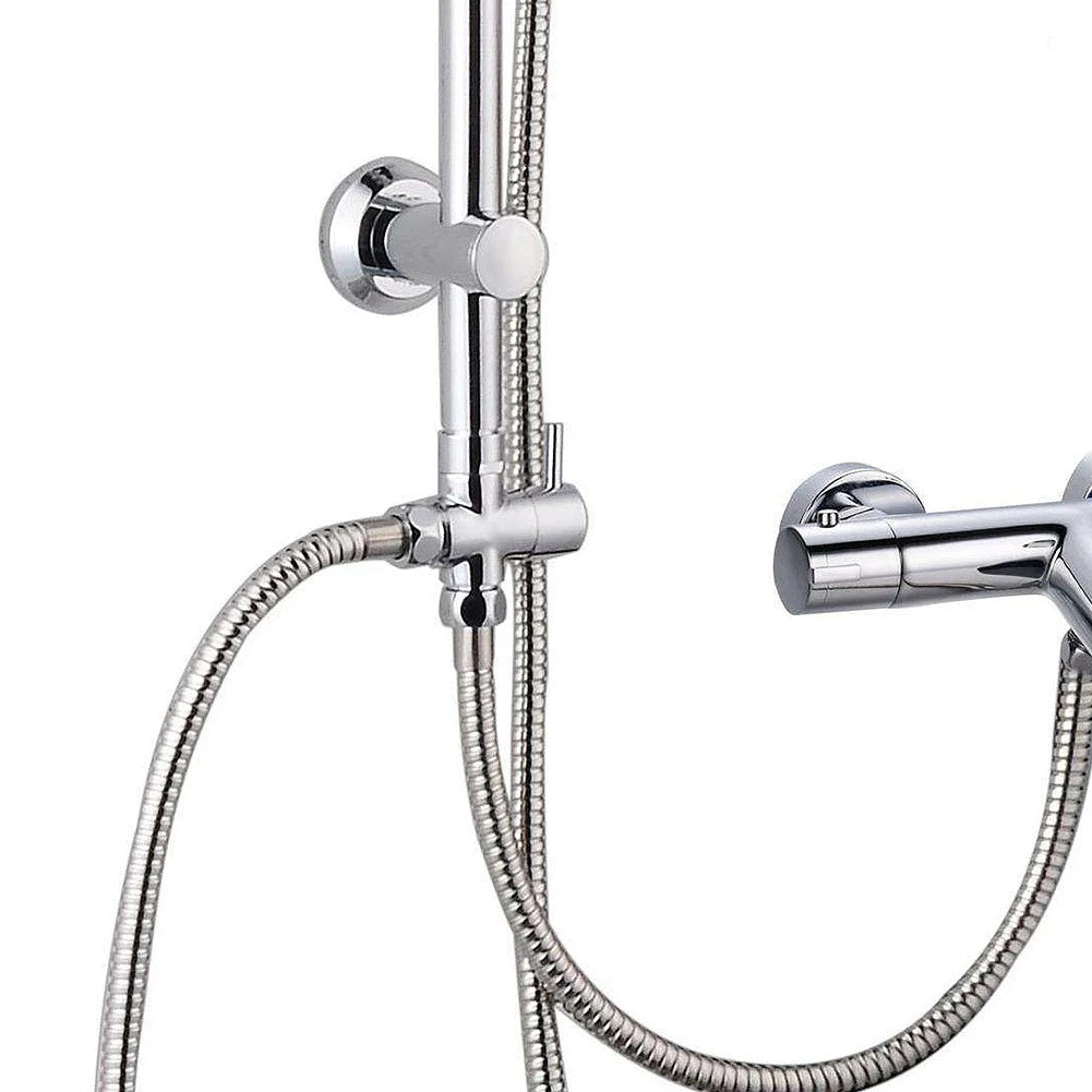 Faucet Adapter 3 Way G1/2 Valve Bathroom Shower Nozzle Diverter Valve Shower Nozzle Switch Adapter Connector Switch Shower Valve